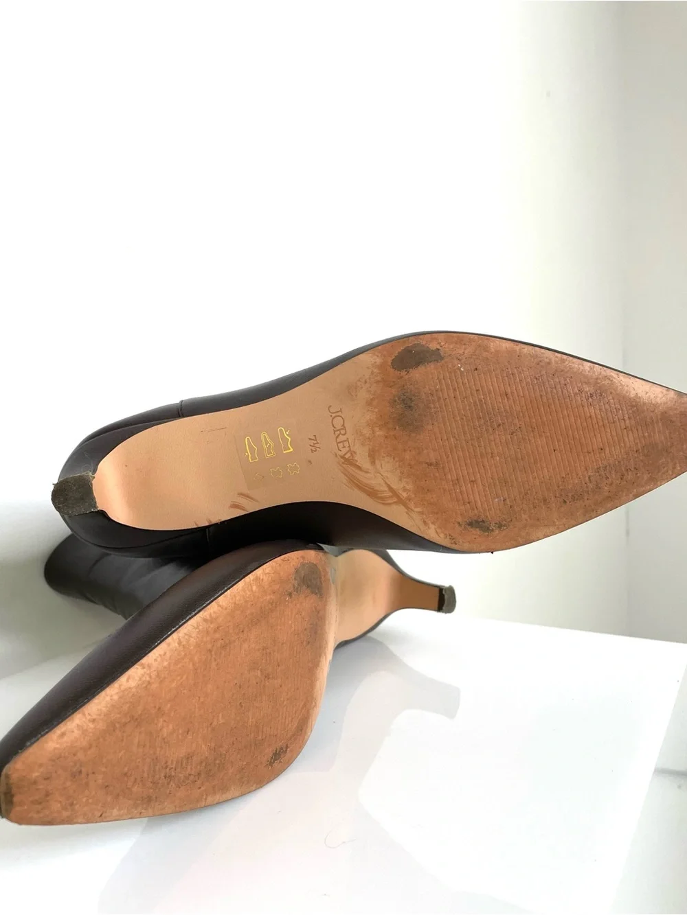 Shoes | Kitten Heel Boots | J. Crew Dark Brown Classic Pointed Toe | Minimalist